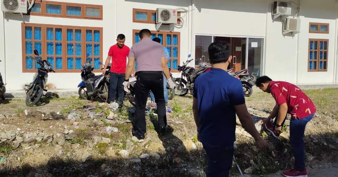 Penataan Parkir dan Gotong Royong Kebersihan Lingkungan
